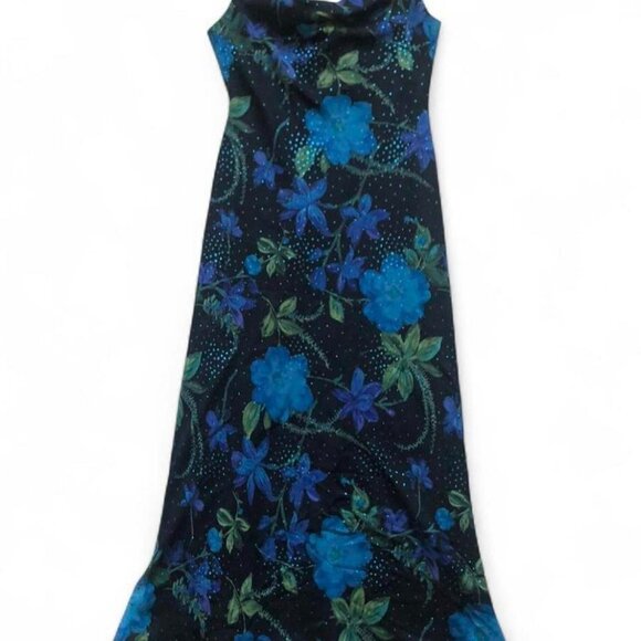 90s Nuit Cowl Maxi Dress - Picture 3 of 5